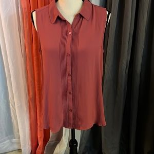 Loft Sleeveless Blouse L